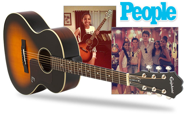 John Mayer and Katy Perry Surprise Young Fan With Epiphone Guitar