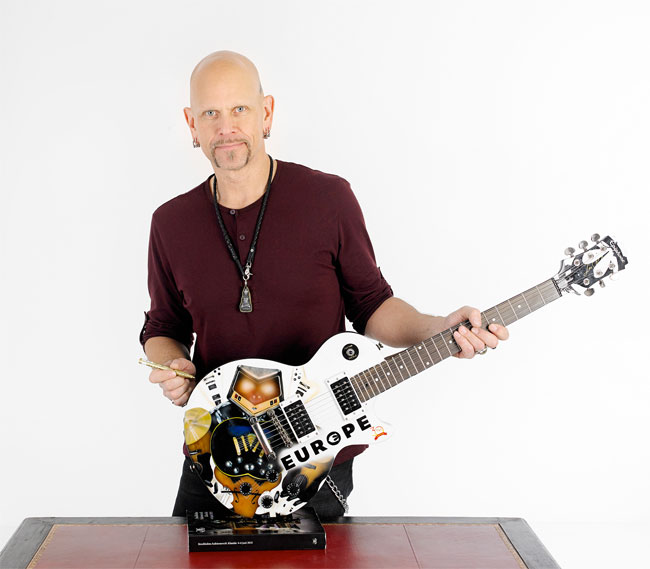 Europe's Exclusive Auction of 10 Special Edition Airbrushed Epiphone Guitars