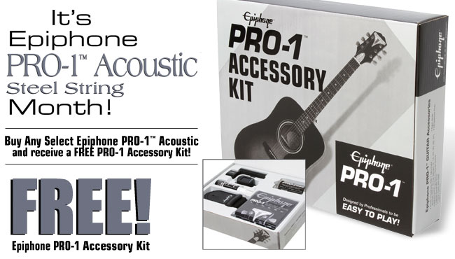 Free PRO-1 Acoustic Accessory Kit Offer!