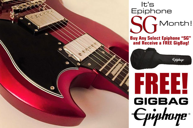 January 2017 Epiphone Consumer Promotion